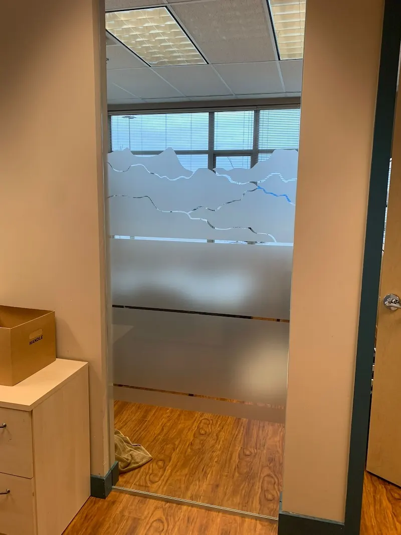 Window film installation by EWS Window Films, Metro Vancouver