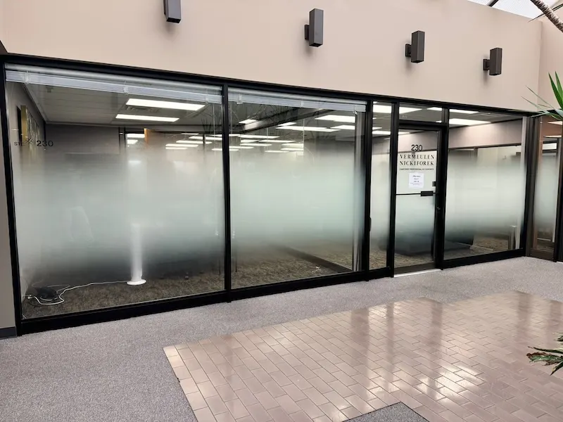Window film installation by EWS Window Films, Metro Vancouver