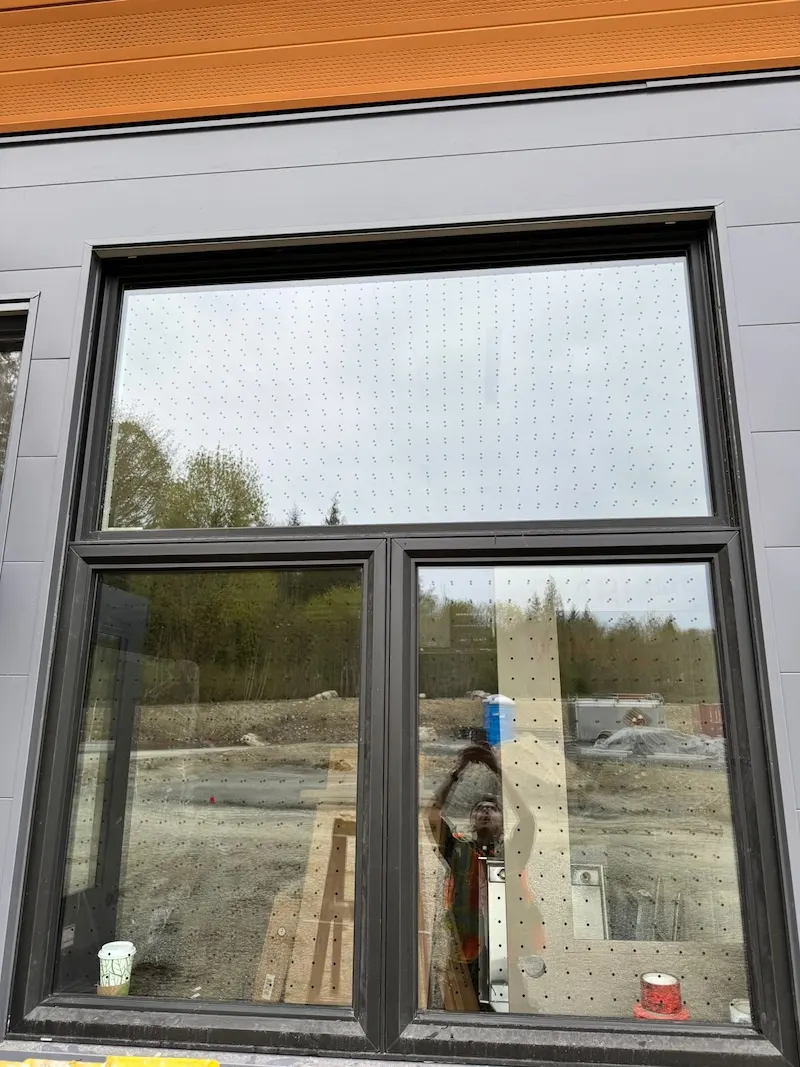 Window film installation by EWS Window Films, Metro Vancouver